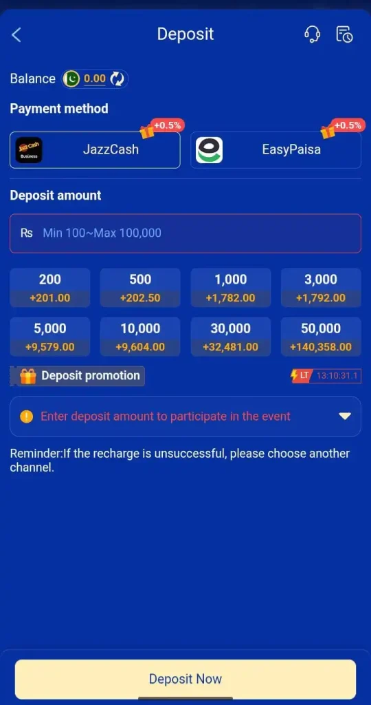 TC777 Game Deposit